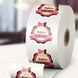 Custom Roll Labels Glossy Permanent