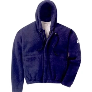 Zip-Front Hooded Fleece Sweatshirt