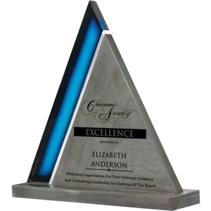 Azure Peak Award - Slate - Art Glass