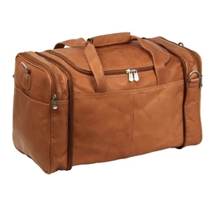 Genuine Leather Collapsable Duffel To Carry-All