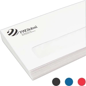 Spot Color Business Envelope - Flip & Seal w/ Poly Window