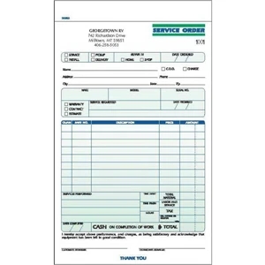 Service Order Form