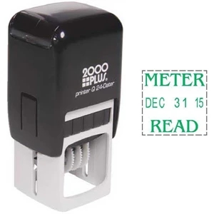 2000 PLUS Custom Self-Inking Square Date Stamp