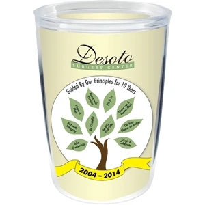 Thermal Double Wall Tumbler - White Printed Insert