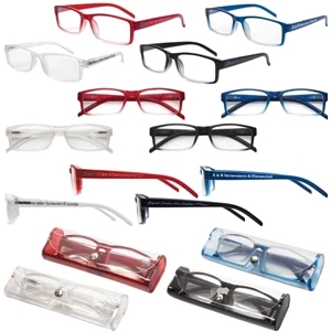 Soft Finish Reading Glasses with Matching Case