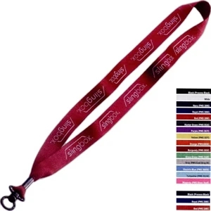 3/4" Polyester Lanyard with O-Ring