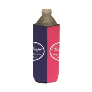 Premium Collapsible Foam Two-Tone Bottle Bag Insulator
