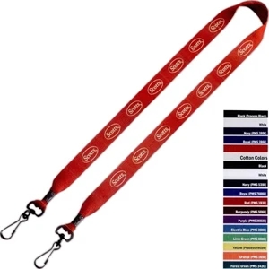 3/4" Polyester Double Ended Swivel Snap Hook Lanyard