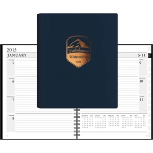 Leather Wrap Xeo Planner - Weekly Calendar