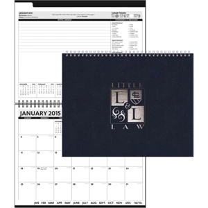 The President Monthly Planner - 2-Part Leatherette