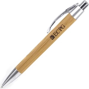Palisade Bamboo Click Action Ballpoint Pen
