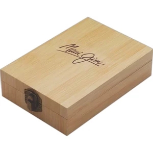 Bamboo Corkscrew and Stopper Set