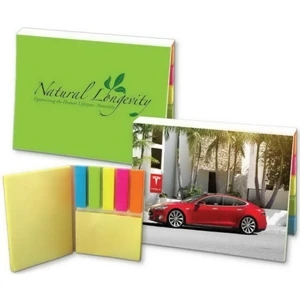 SimpliColor Versa-Pak - 2 Sticky Note Pads and 5 Flag Colors