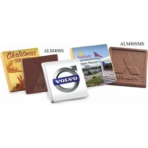Custom Molded Belgian Chocolate Squares