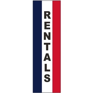 3' x 10' Message Square Flag - Rentals