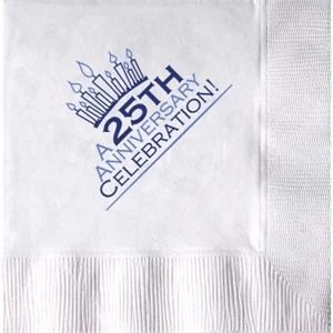5 x 5 - White 3-Ply Cocktail Napkin