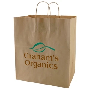 Recycled Natural Kraft Shopping Bag