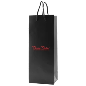 Matte Laminated Paper Eurototes Wine Bag Size