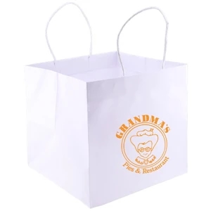 Wide Gusset Takeout Bag