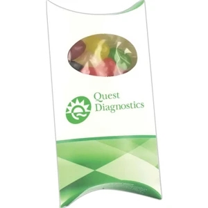 Pillow Box with Chocolate Buttons- Imprinted