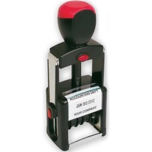 Stamp, Self-Inking Metal Dater - One Color