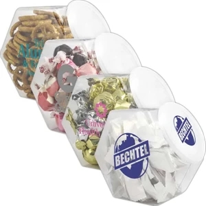Penny Candy Jar with Salt Water Taffy