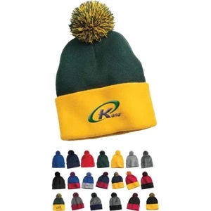 Sportsman 12" Pom-Pom Knit Beanie