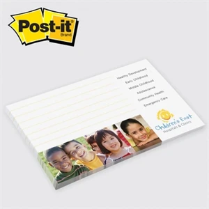 Post-it® Custom Printed Super Sticky Notepad - 3" x 5"