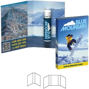 Custom Logo Tek Booklet with SPF 15 Lip Balm