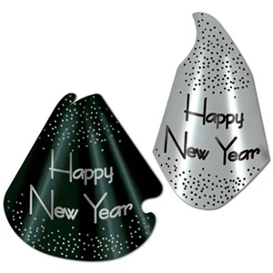 Sparkling Black & Silver Hat Assortments