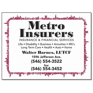 Rectangle Shape Calendar Magnet