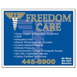 Rectangle Calendar Magnet, 4" x 5" - 30 Mil