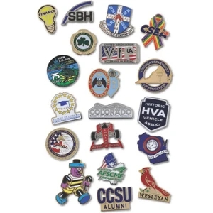Die-Struck Cloisonne Lapel Pin
