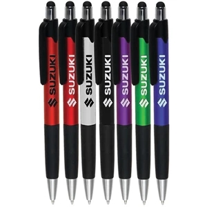 Plastic Pen with Touch Screen Stylus