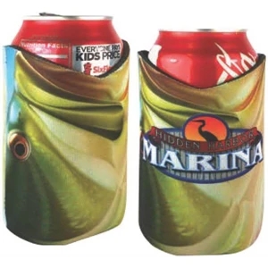 Full Color Bass Scuba Bottle Cooler