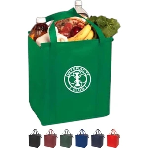 Insulated Non-Woven Grocery Tote Bag with Gusset