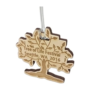 Custom Laser Etched Birch Bag Tags