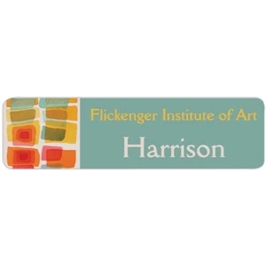 Full Color Name Badge 7/8"H x 3 1/4"W