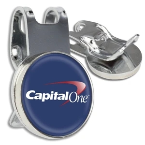 Golf Hat Clip w/ Bottle Opener & Full Color Ball Marker