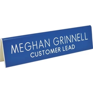 Engraved Table Tent Sign