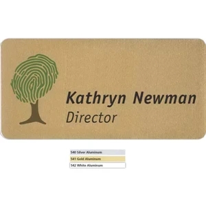 USA Made Eco-Friendly UV Personalized Aluminum Badges