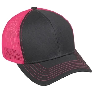 Embroidered Cap with Plastic Snap Closure