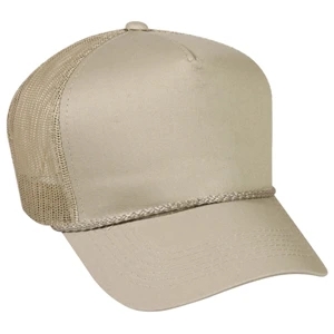 Mesh Back Cap with Cord Accent