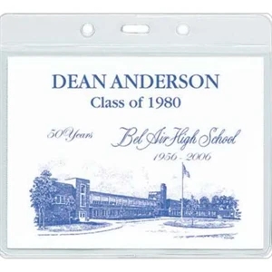 Custom Logo Badge Holder w/Slot (3"x4" Horizontal)