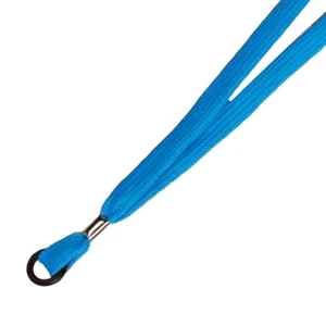 5/8" Plain Lanyard with Rubber O-Ring