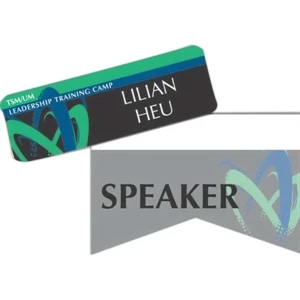 USA Made Paper Badge Ribbon Full Color - Medium
