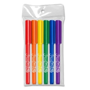Note Writer Felt Tip Pen - USA Made - 6 Pack