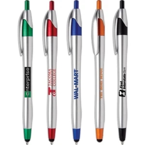 Javalina® Chrome Stylus Pen (Pat #D709,949)