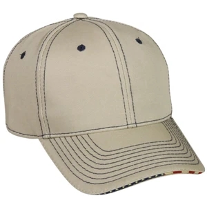Structured Cap with Flag Sandwich