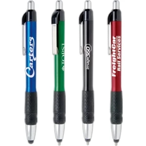 MaxGlide® Click Metallic Stylus Pen (Pat #D712,479)